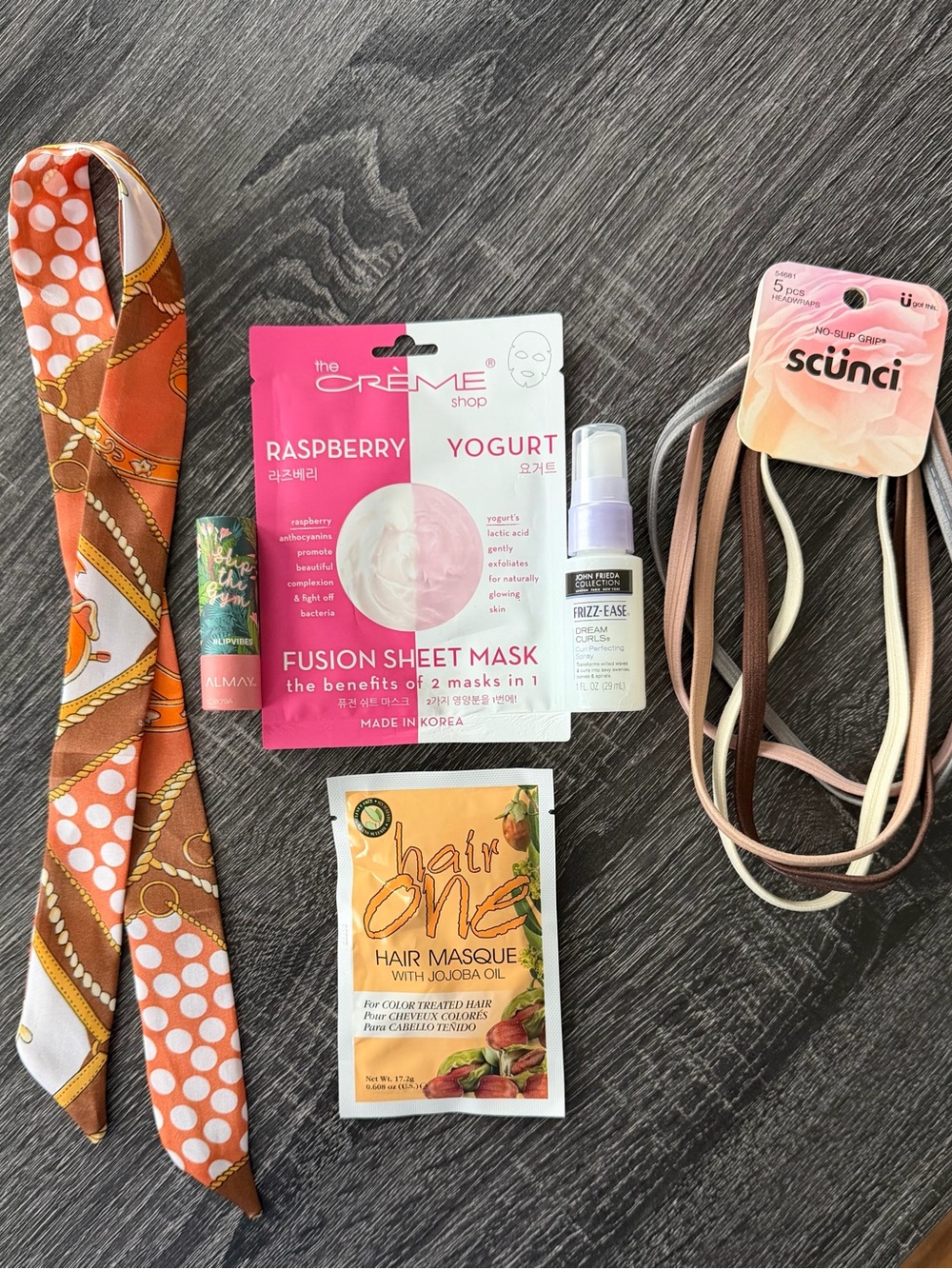 Assorted Beauty Lot:Frizz-Ease, Mask, Almay Lip Balm, Accessories & MORE-NWT